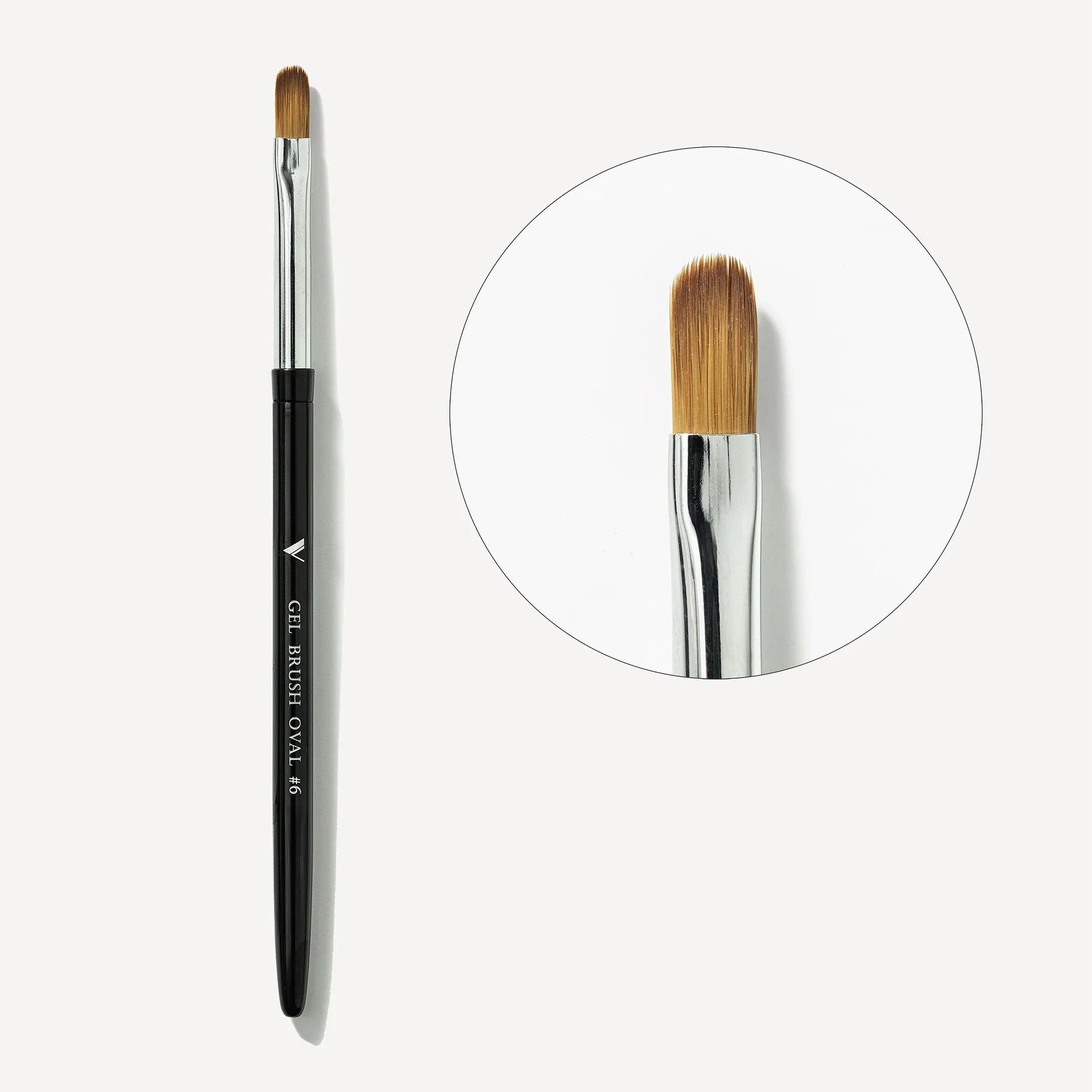 V Beauty Pure Gel Brush - Oval #6