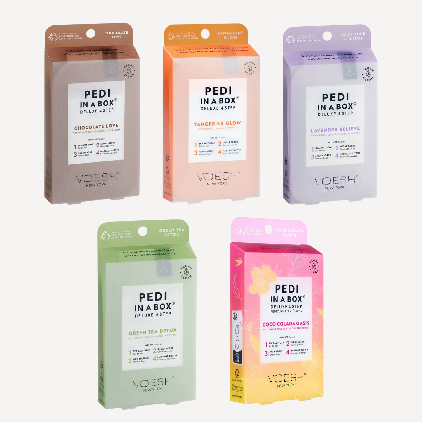 Voesh 4 in 1 PediBox variety bundle