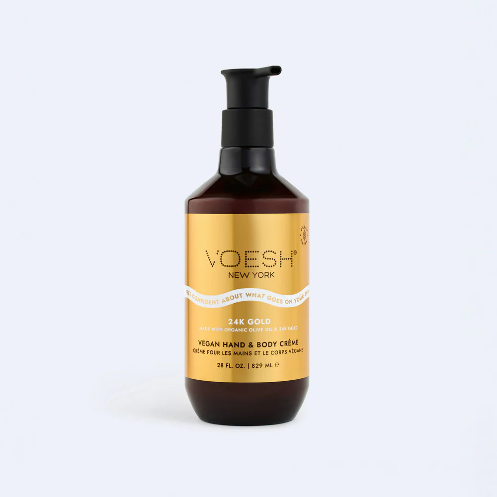 Voesh Hand & Body Creme 28oz - 24k Gold