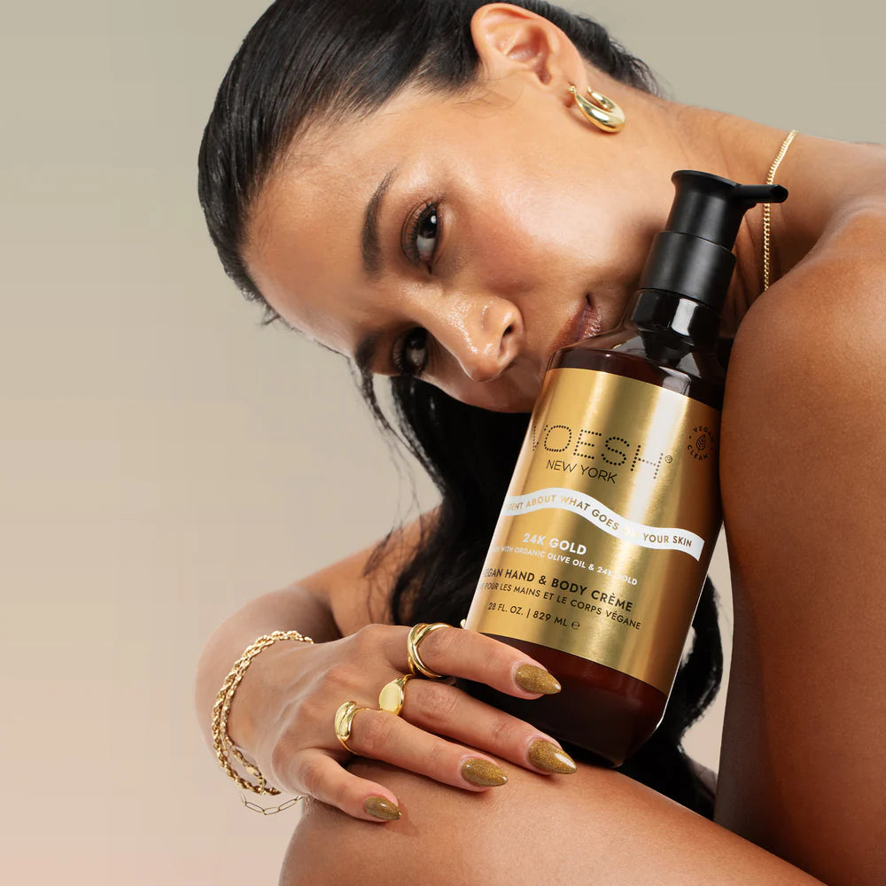 Voesh Hand & Body Creme 28oz - 24k Gold