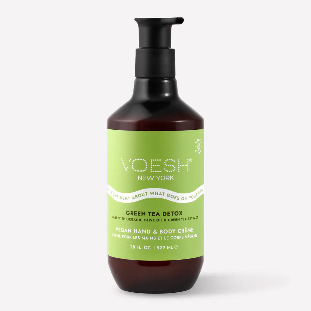 Voesh Hand & Body Creme 28oz - Green Tea Detox