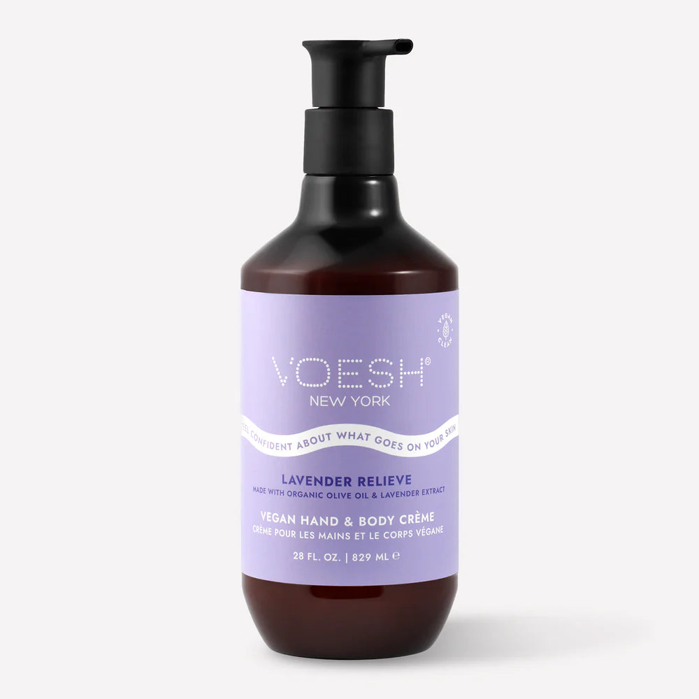 Voesh Hand & Body Creme 28oz - Lavender Relieve