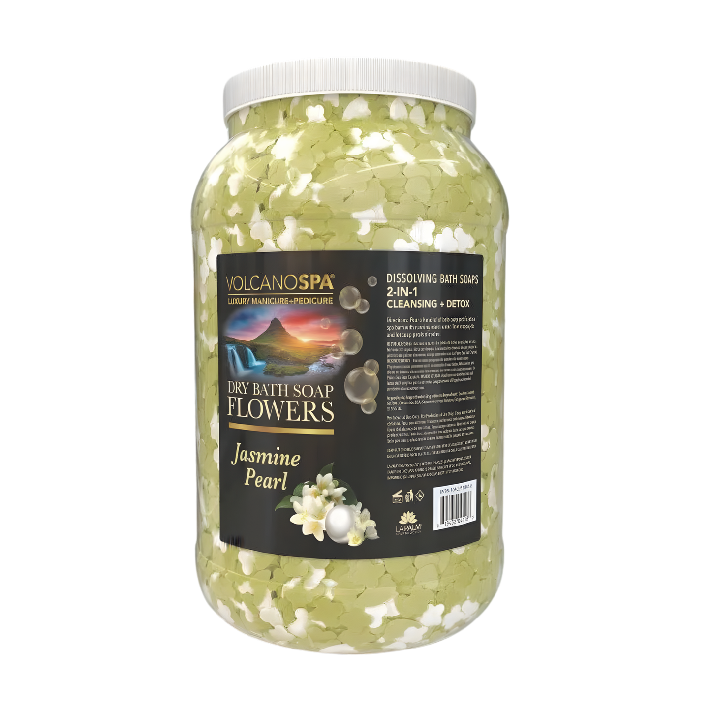 LaPalm Volcano Spa Flower Soap 1 Gallon - Jasmine