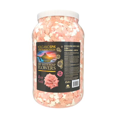 LaPalm Volcano Spa Flower Soap 1 Gallon - Rose Gold w/ Herb