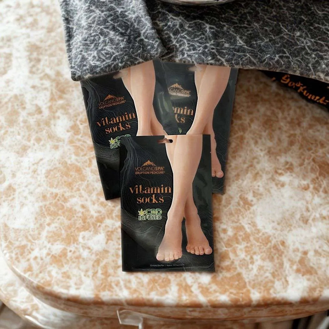 Volcano Spa Vitamin Socks w/ Herb