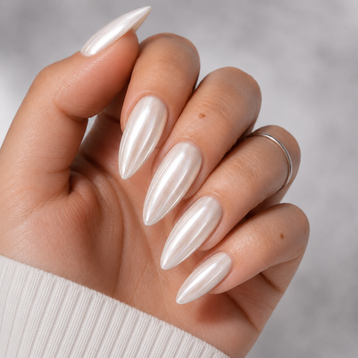 Halo White Pearl Chrome Powder 1g