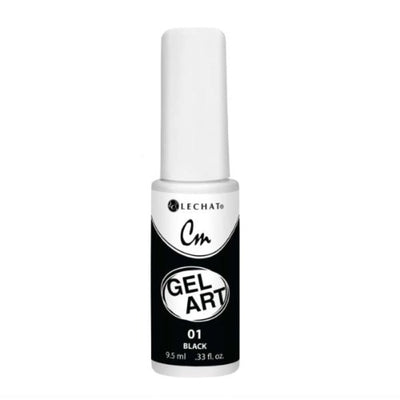 CMG01 Black Nail Art Gel by Lechat