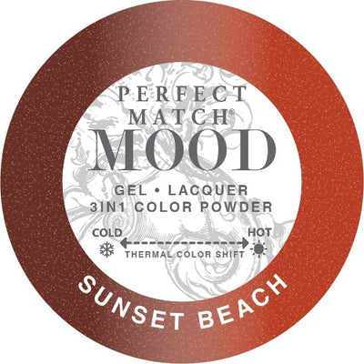 swatch of 008 Sunset Beach Perfect Match Mood Trio by Lechat