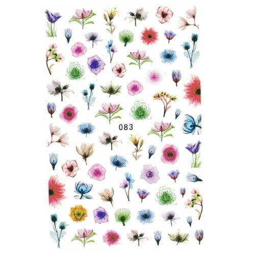 Nail Decal Sticker Floral - #083