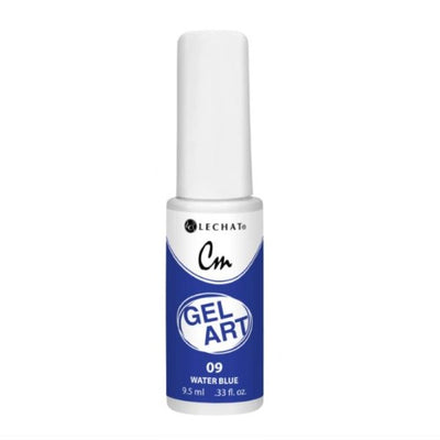 CMG09 Water Blue Nail Art Gel by Lechat