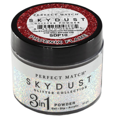 Perfect Match Sky Dust Glitter 3in1 Powder - SDP10 Phoenix Flame