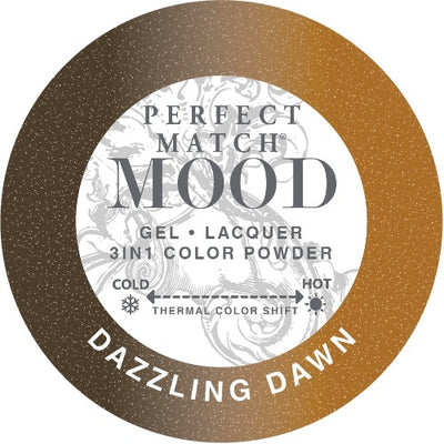 swatch of 015 Dazzling Dawn Perfect Match Mood Trio by Lechat