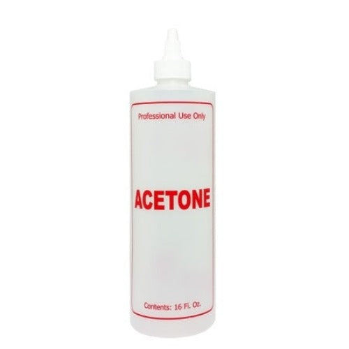Empty Plastic Bottle with Twist Cap 16oz - Acetone