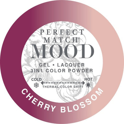 swatch of 017 Cherry Blossom Perfect Match Mood Trio by Lechat