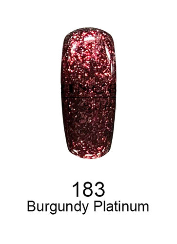 Swatch of 183 Burgundy Platinum By DND DC