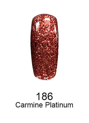 Swatch of 186 Carmine Platinum By DND DC