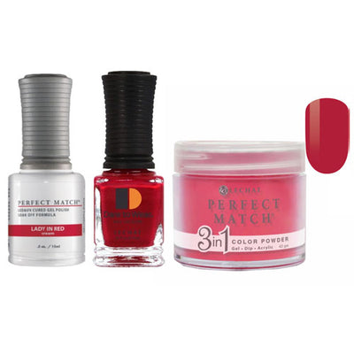188 Lady In Red Perfect Match Trio by Lechat