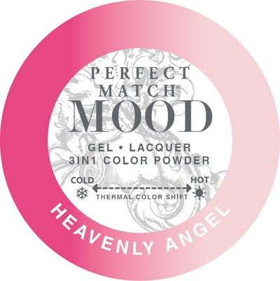 swatch of 019 Heavenly Angel Perfect Match Mood Trio by Lechat