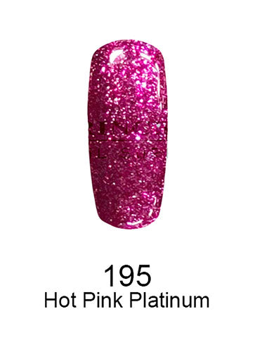 Swatch of 195 Hot Pink Platinum By DND DC