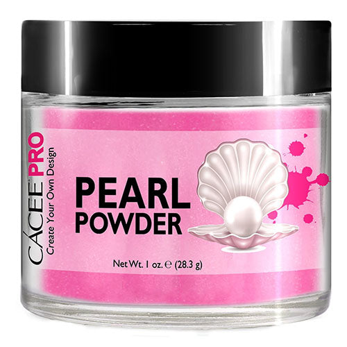 Cacee Pearl Powder Nail Art - #1 Barbie Pink
