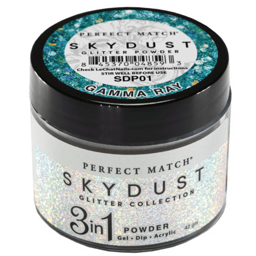 Perfect Match Sky Dust Glitter 3in1 Powder - SDP01 Gamma Ray