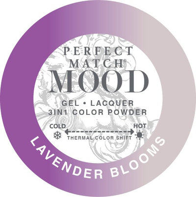 swatch of 020 Lavender Blooms Perfect Match Mood Trio by Lechat