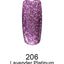 Swatch of 206 Lavender Platinum By DND DC