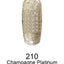 Swatch of 210 Champagne Platinum By DND DC