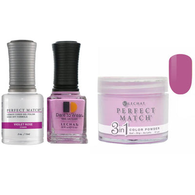 228 Violet Rose Perfect Match Trio by Lechat