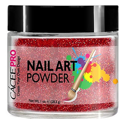 Cacee Nail Art Powder #27 Red Glitter