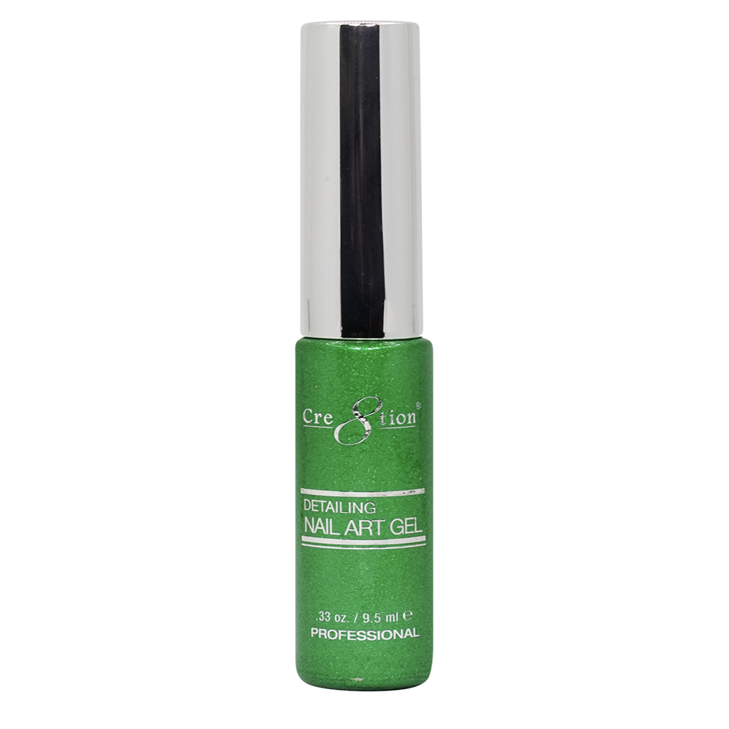 Cre8tion Striping Brush Gel - #29 Green Glitter