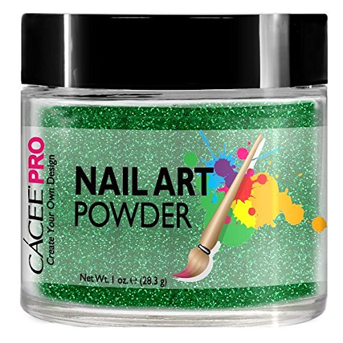 Cacee Nail Art Powder #29 Green Glitter