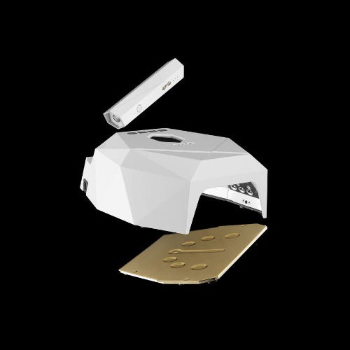 White 2-in-1 LED Nail Lamp By Apres Gel-X