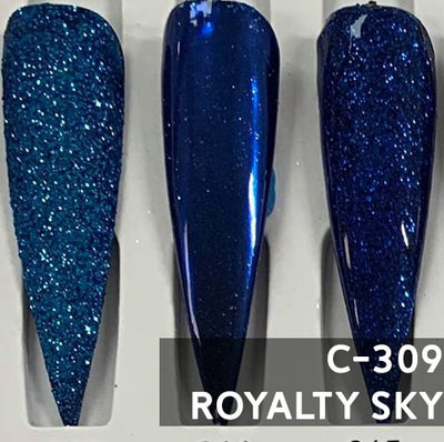 swatch of C-309 Royalty Sky Chrome by Notpolish