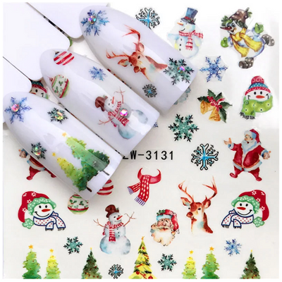 Nail Water Decals Christmas - YZW-3131