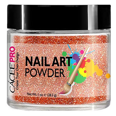 Cacee Nail Art Powder #33 Holo Orange Glitter