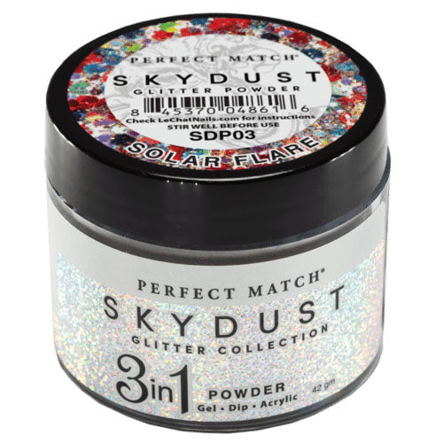 Perfect Match Sky Dust Glitter 3in1 Powder - SDP03 Solar Flare