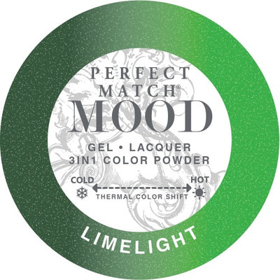 swatch of 042 Limelight Perfect Match Mood Trio by Lechat