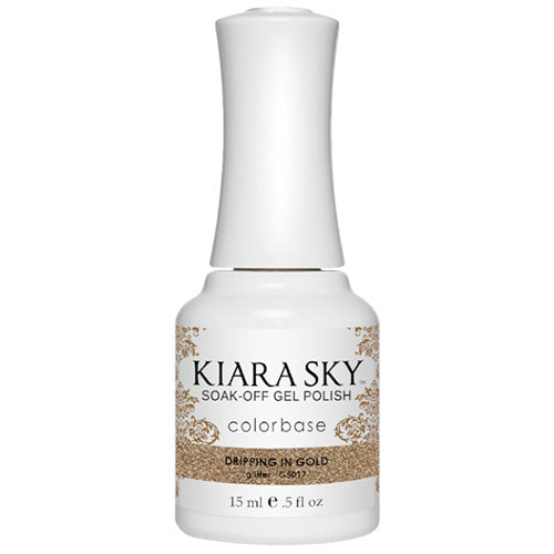 G5017 Dripping Gold Gel Polish All-in-One by Kiara Sky