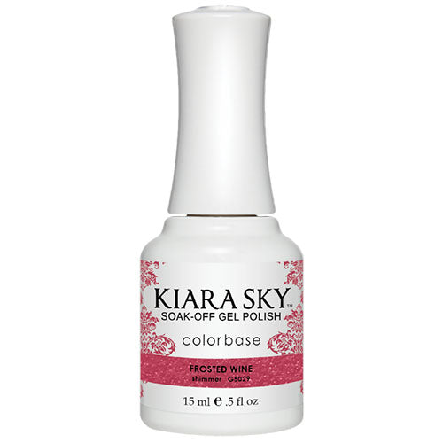 G5029 Frosted Wine Gel Polish All-in-One by Kiara Sky