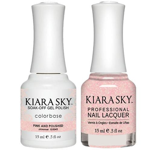 5045 Pink and Polished Gel & Polish Duo All-in-One by Kiara Sky