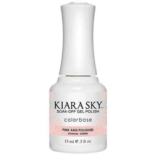 G5045 Pink and Polished Gel Polish All-in-One by Kiara Sky