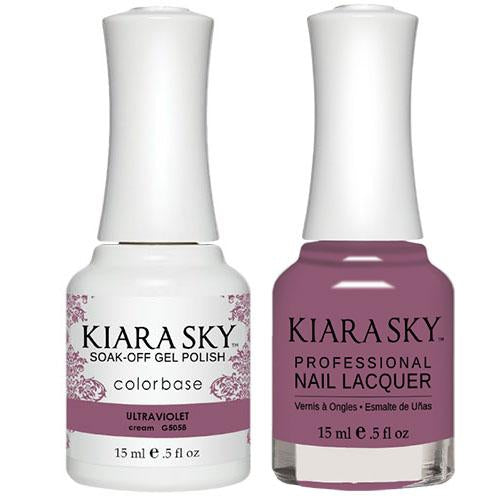 5058 Ultra Violet Gel & Polish Duo All-in-One by Kiara Sky