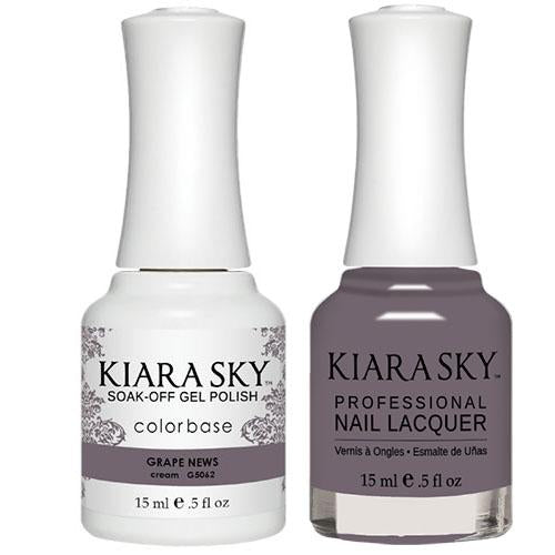 5062 Grape News! Gel & Polish Duo All-in-One by Kiara Sky