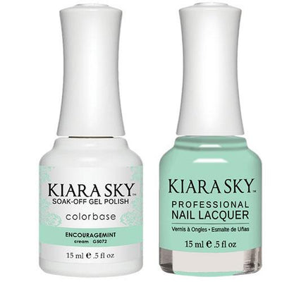 5072 Encouragemint Gel & Polish Duo All-in-One by Kiara Sky