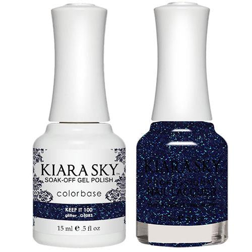 5083 Keep It 100 Gel & Polish Duo All-in-One by Kiara Sky