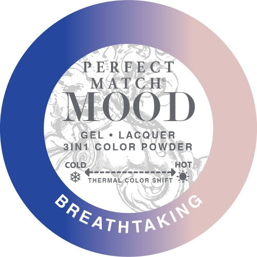 swatch of 051 Breathtaking Perfect Match Mood Powder by Lechat