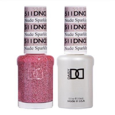 511 Nude Sparkle Gel & Polish Duo by DND