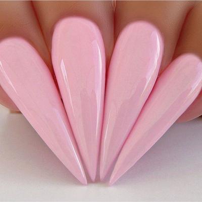 Hands wearing 523 Tickled Pink Polish by Kiara Sky