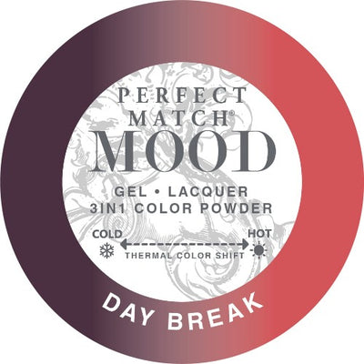 swatch of 053 Daybreak Perfect Match Mood Powder by Lechat